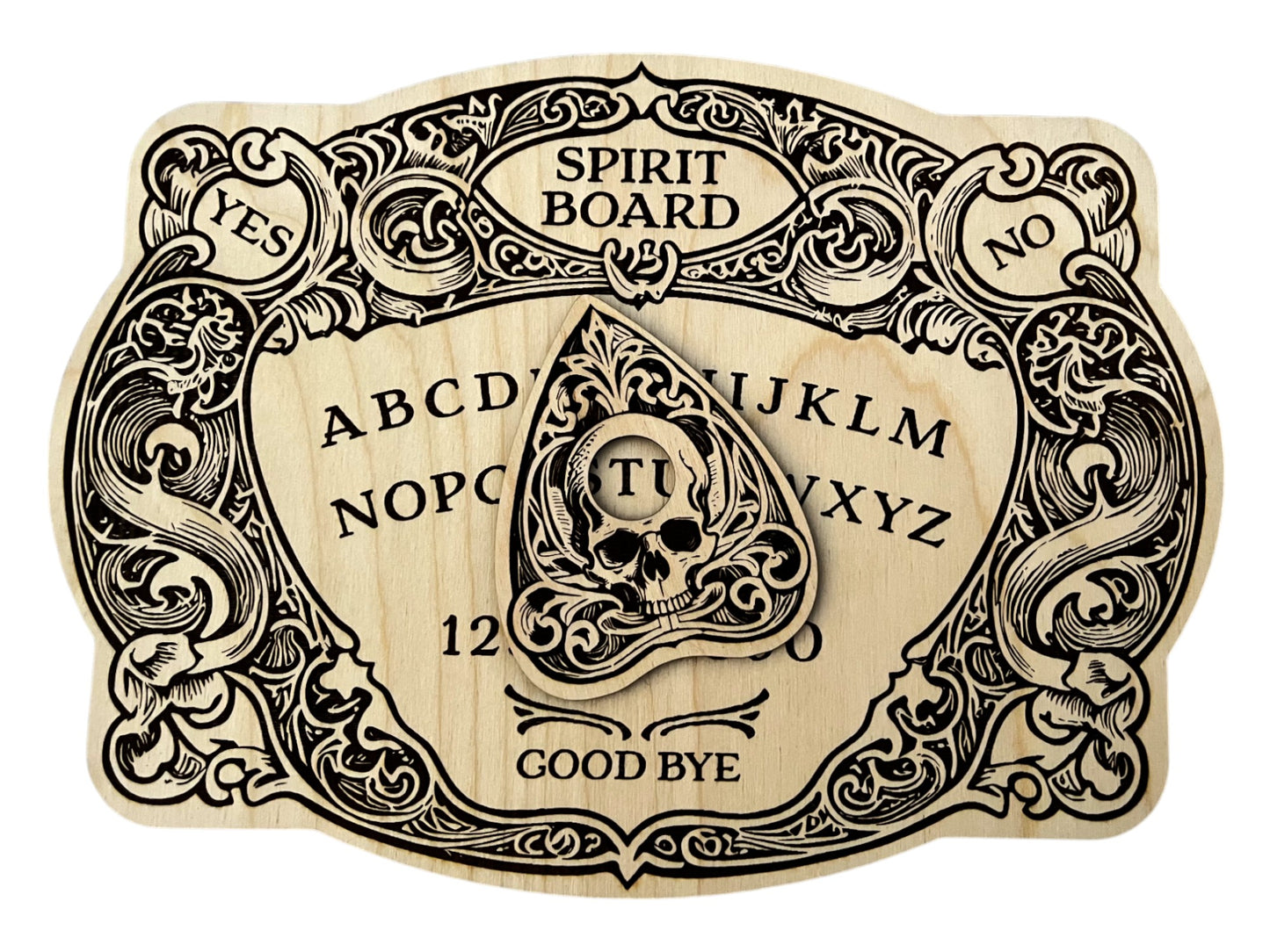 Ouija Board Set - Made On Birch Wood Shop Sentosa