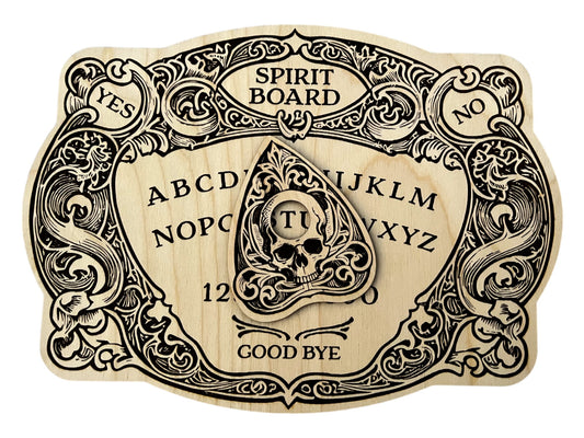 Ouija Board Set - Made On Birch Wood Shop Sentosa