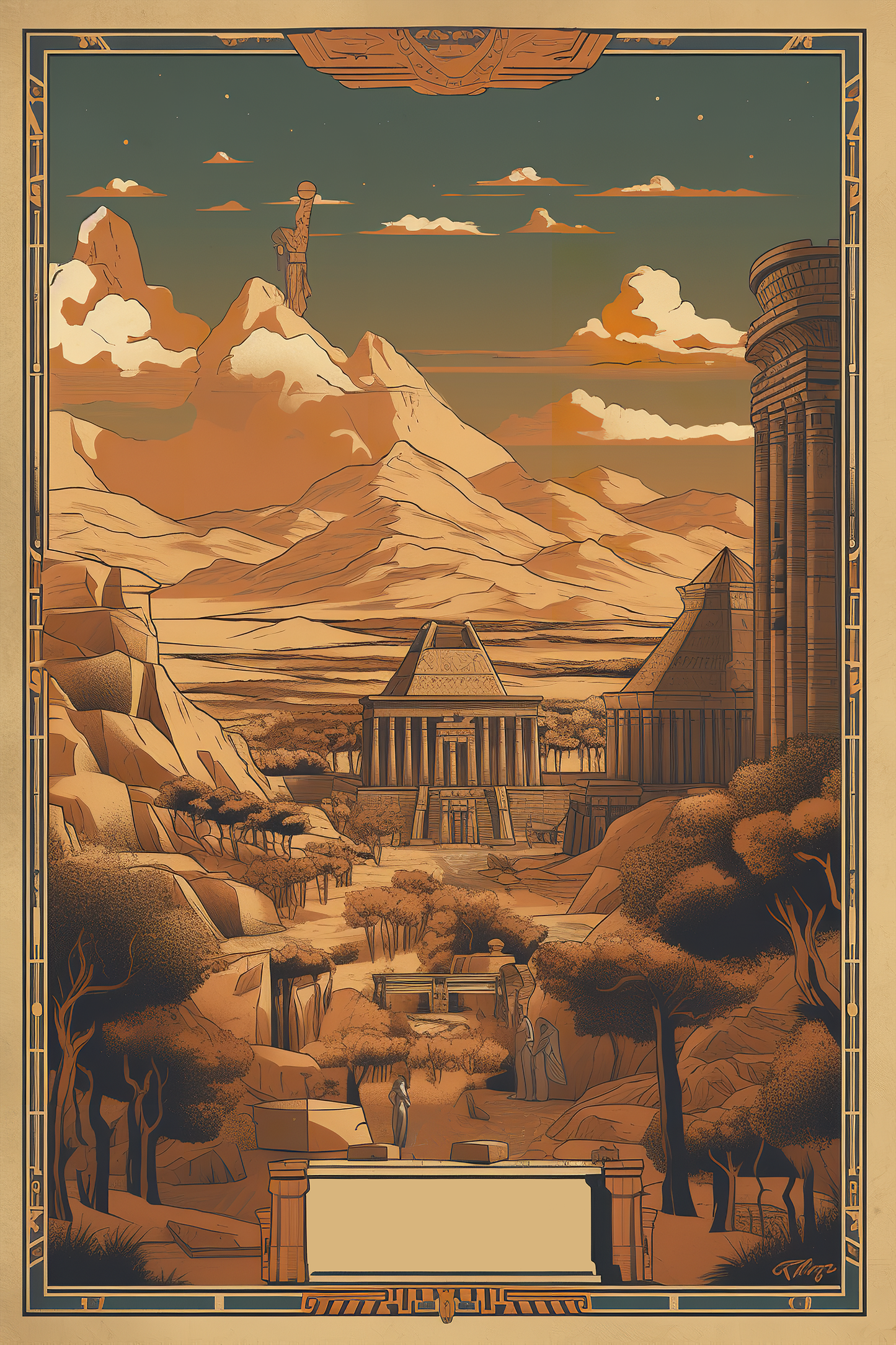 Egypt Vintage Travel Posters (Set of 9) Shop Sentosa