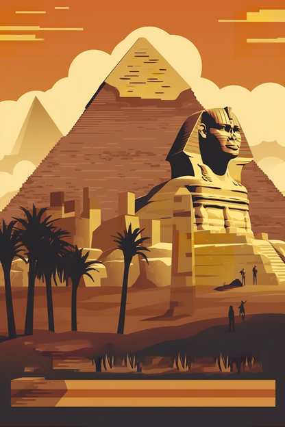 Egypt Vintage Travel Posters (Set of 9) Shop Sentosa