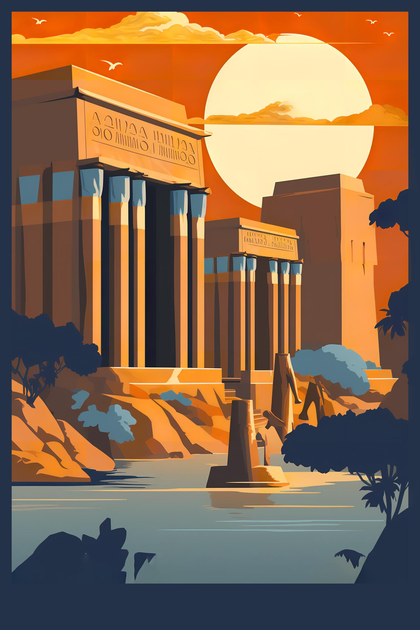 Egypt Vintage Travel Posters (Set of 9) Shop Sentosa