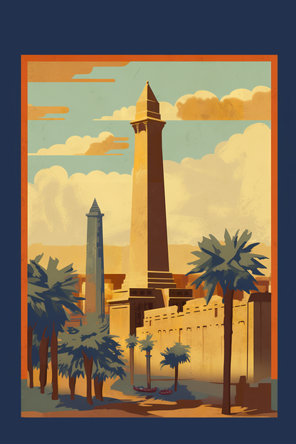 Egypt Vintage Travel Posters (Set of 9) Shop Sentosa