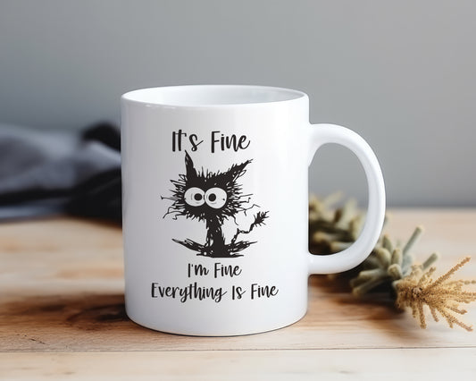 It's Fine Everything Is Fine - Mug Shop Sentosa