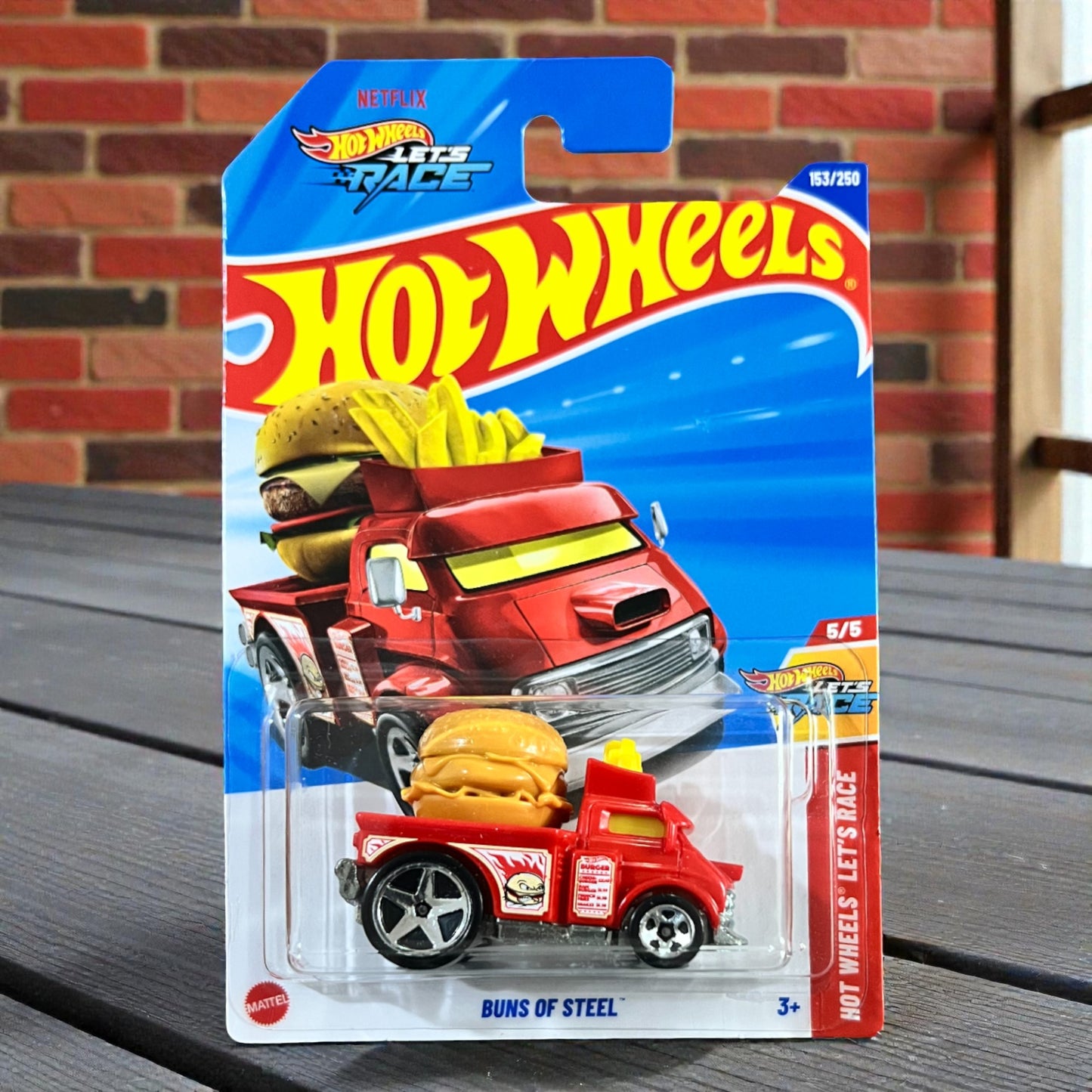 Hot Wheels - Buns Of Steel - 153/250 - 2025 Edition - IMPORTED Mattel