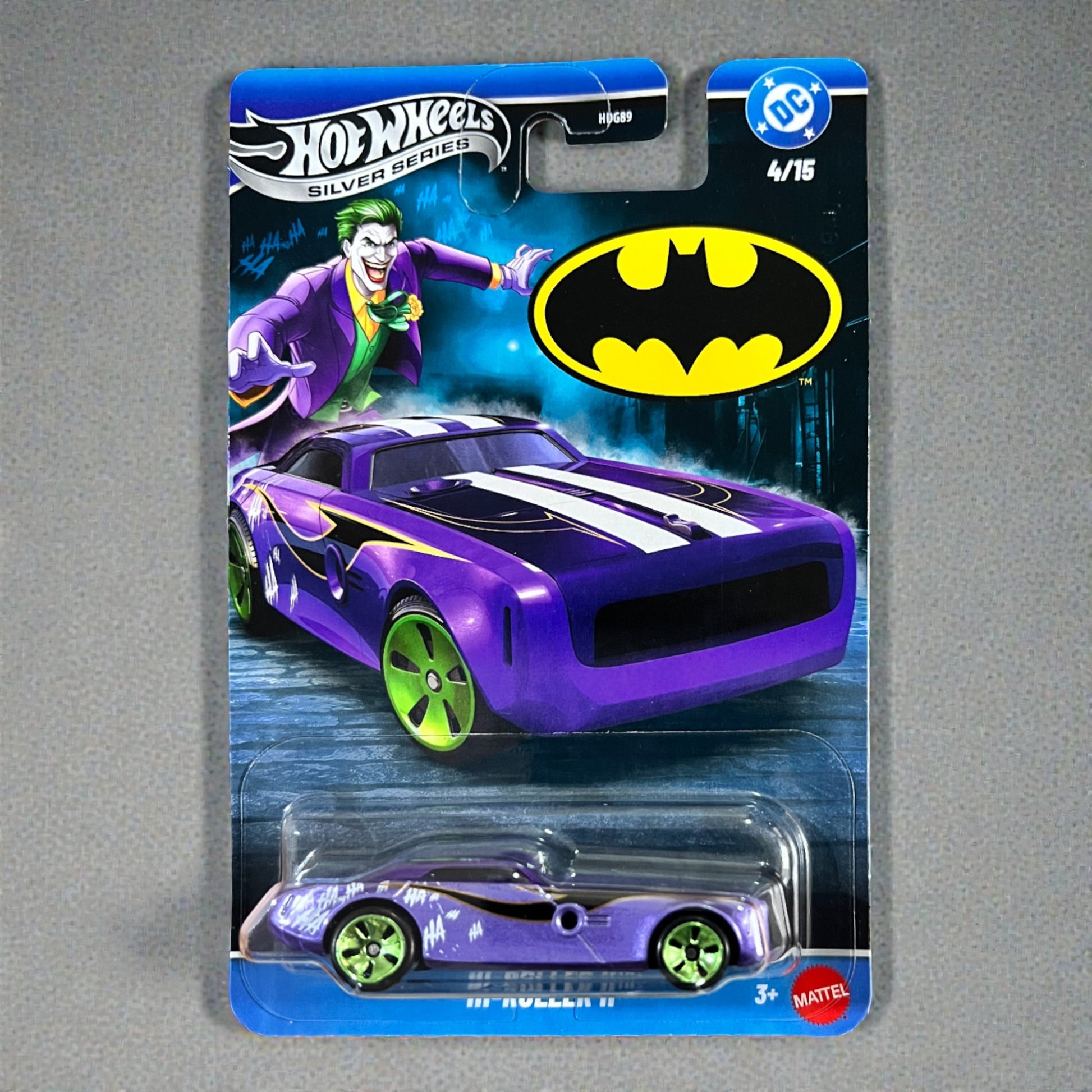 Hot Wheels Silver Series - Hi-Roller II - 4/15 - DC Comics Batman - HDG89 Mattel