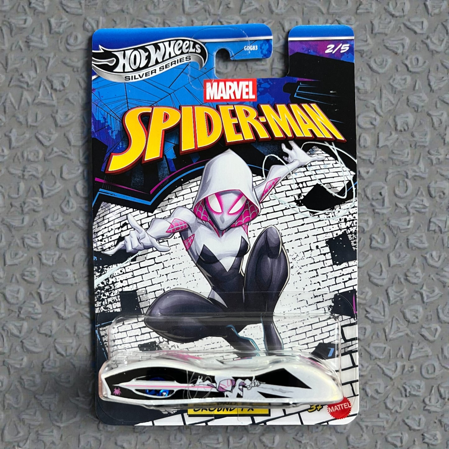 Hot Wheels Silver Series - Ground FX - 2/5 - Marvel SpiderMan - GDG83 Mattel