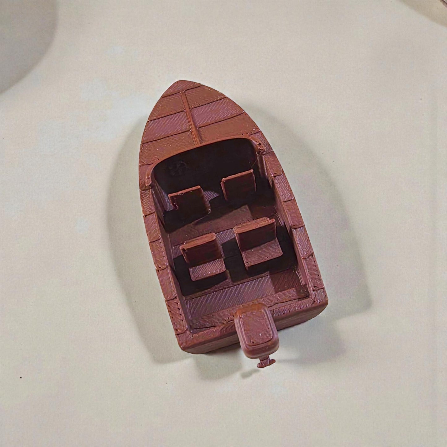 Miniature Speed Boat Model - 3 Inch DIY Diorama Prop Sentosa