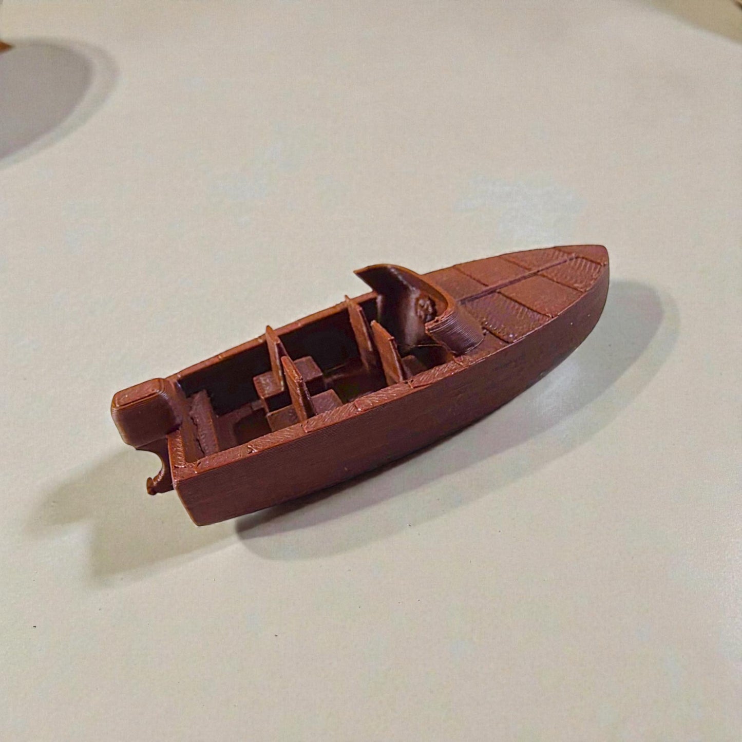 Miniature Speed Boat Model - 3 Inch DIY Diorama Prop Sentosa