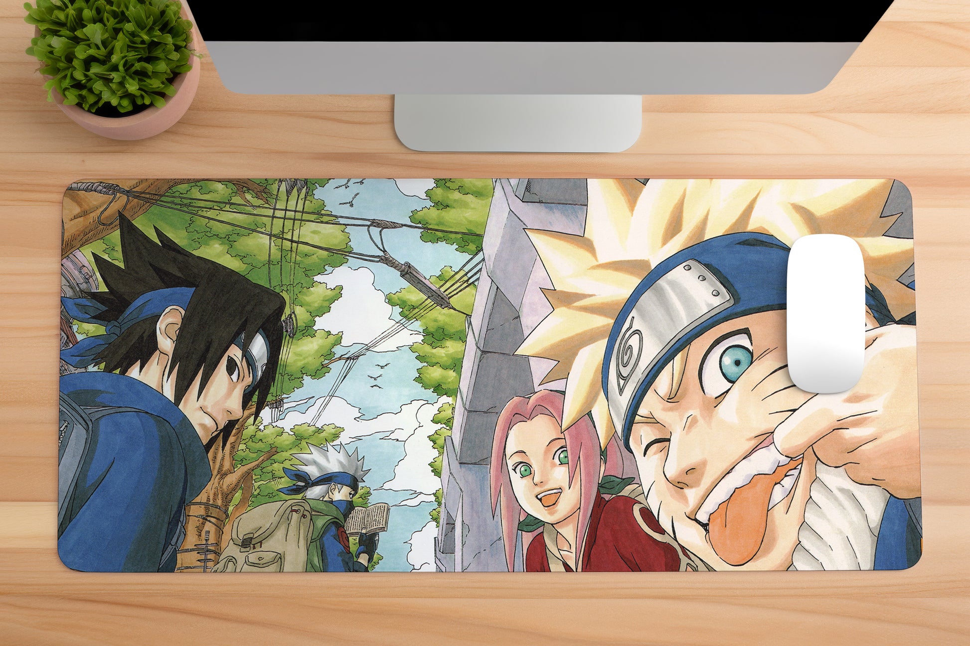 Naruto Team - Mouse Pad Extra Large (35" by 16.5") Shop Sentosa