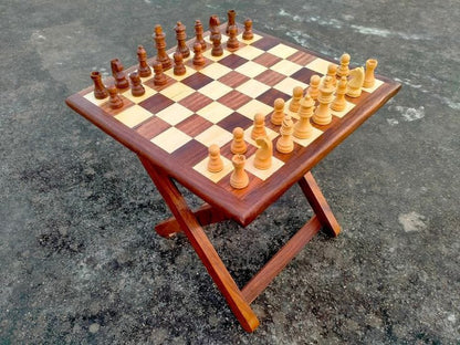 Handmade Wooden Chess Table Shop Sentosa