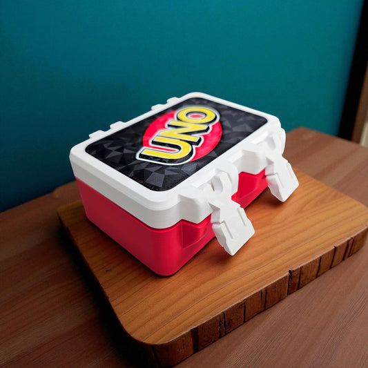 UNO Card Storage Case with Tray & Snap-On Locks Durable Deck Organizer Box Shop Sentosa