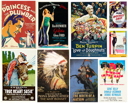 Vintage Hollywood Movie Posters (Set of 50) Shop Sentosa