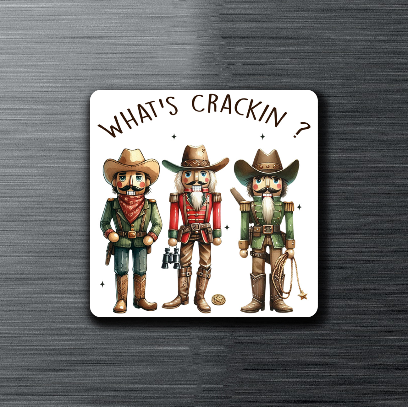 What's Cracking Cowboy - Fridge Magnet Shop Sentosa