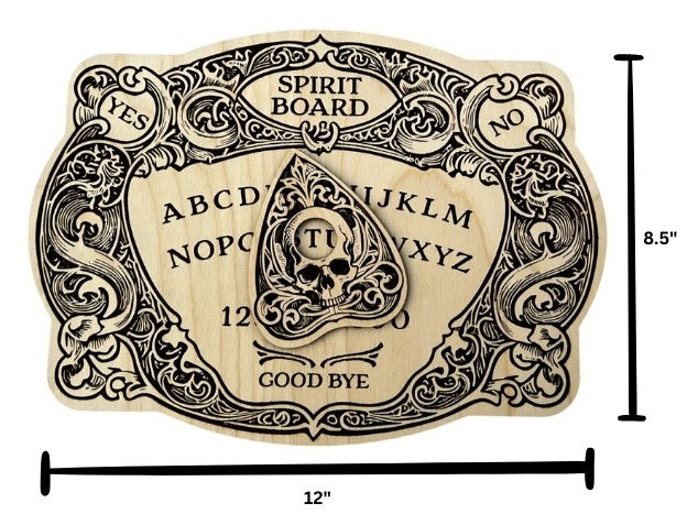 Ouija Board Set - Made On Birch Wood Shop Sentosa