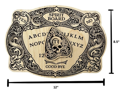 Ouija Board Set - Made On Birch Wood Shop Sentosa