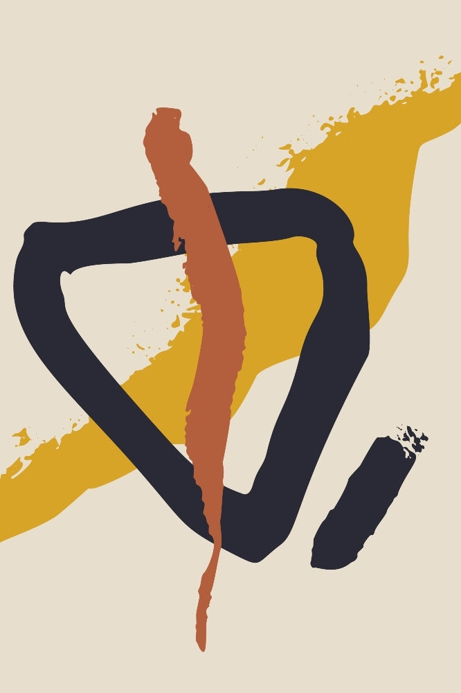 Abstract Bold Grunge Art Posters (Set of 4) Shop Sentosa