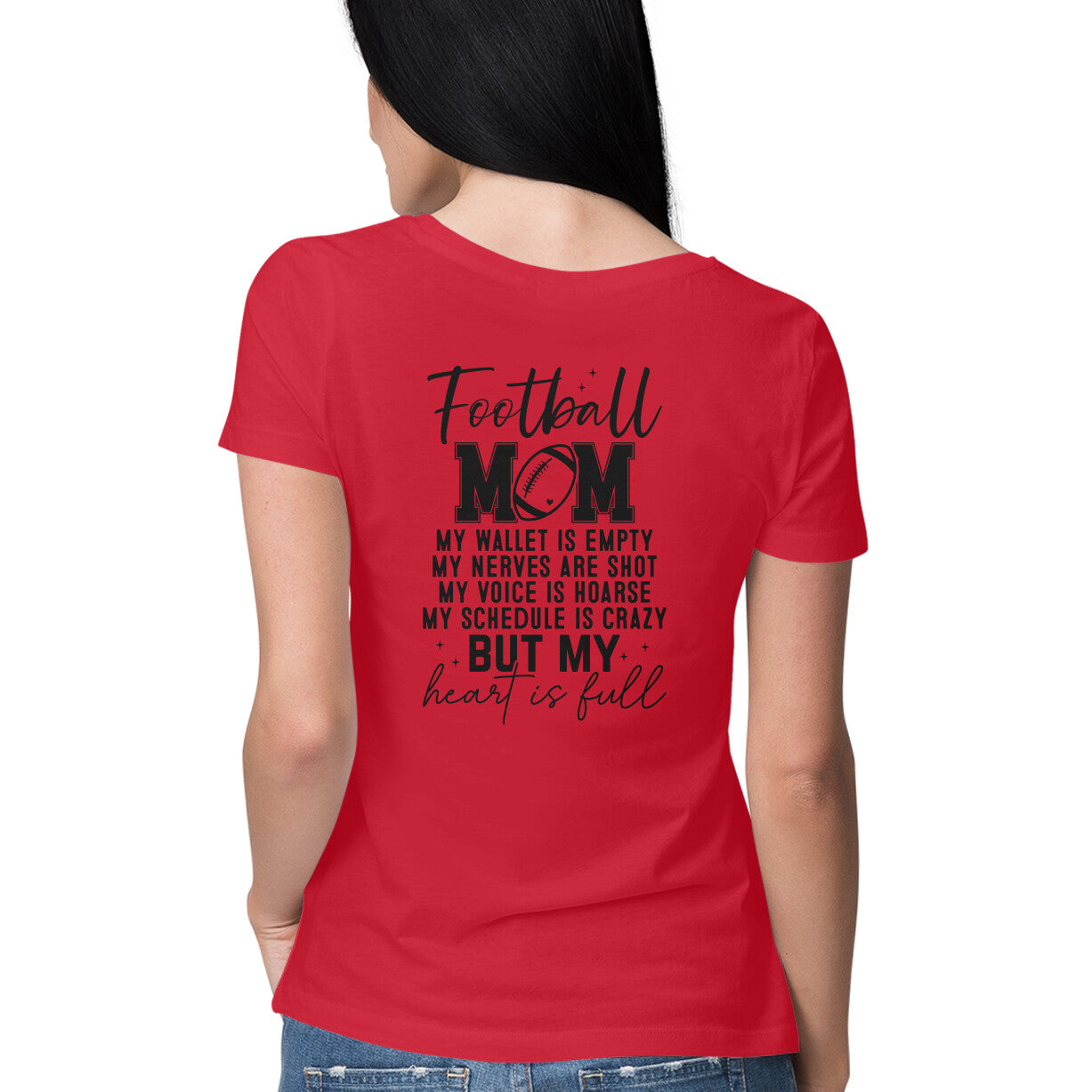 Football Mom Women's T-Shirt Printrove