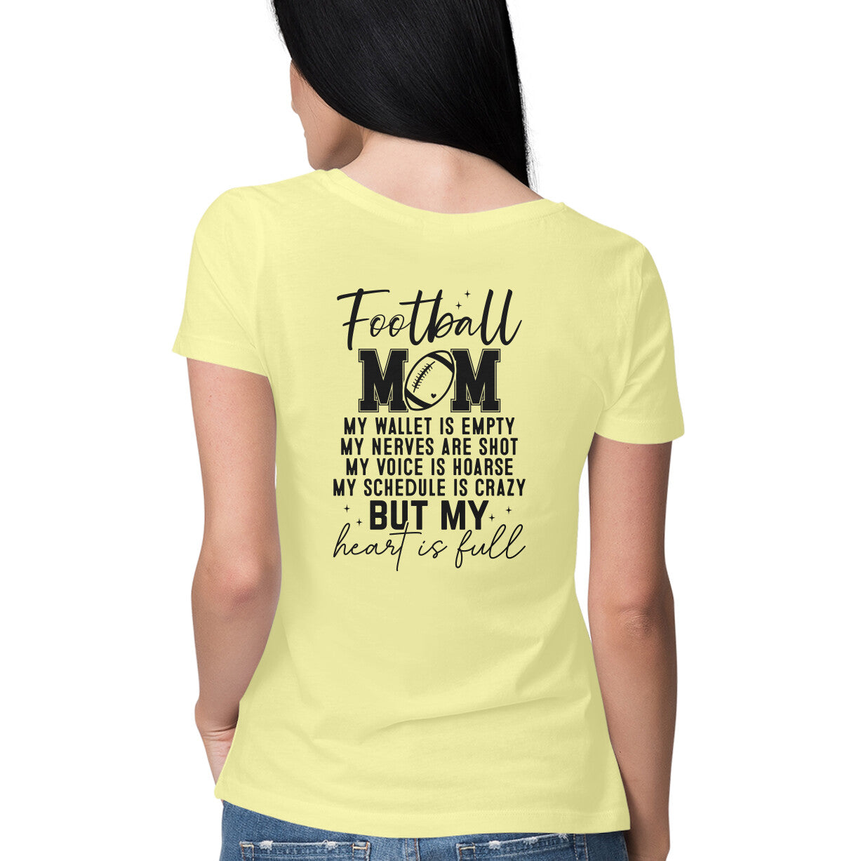 Football Mom Women's T-Shirt Printrove