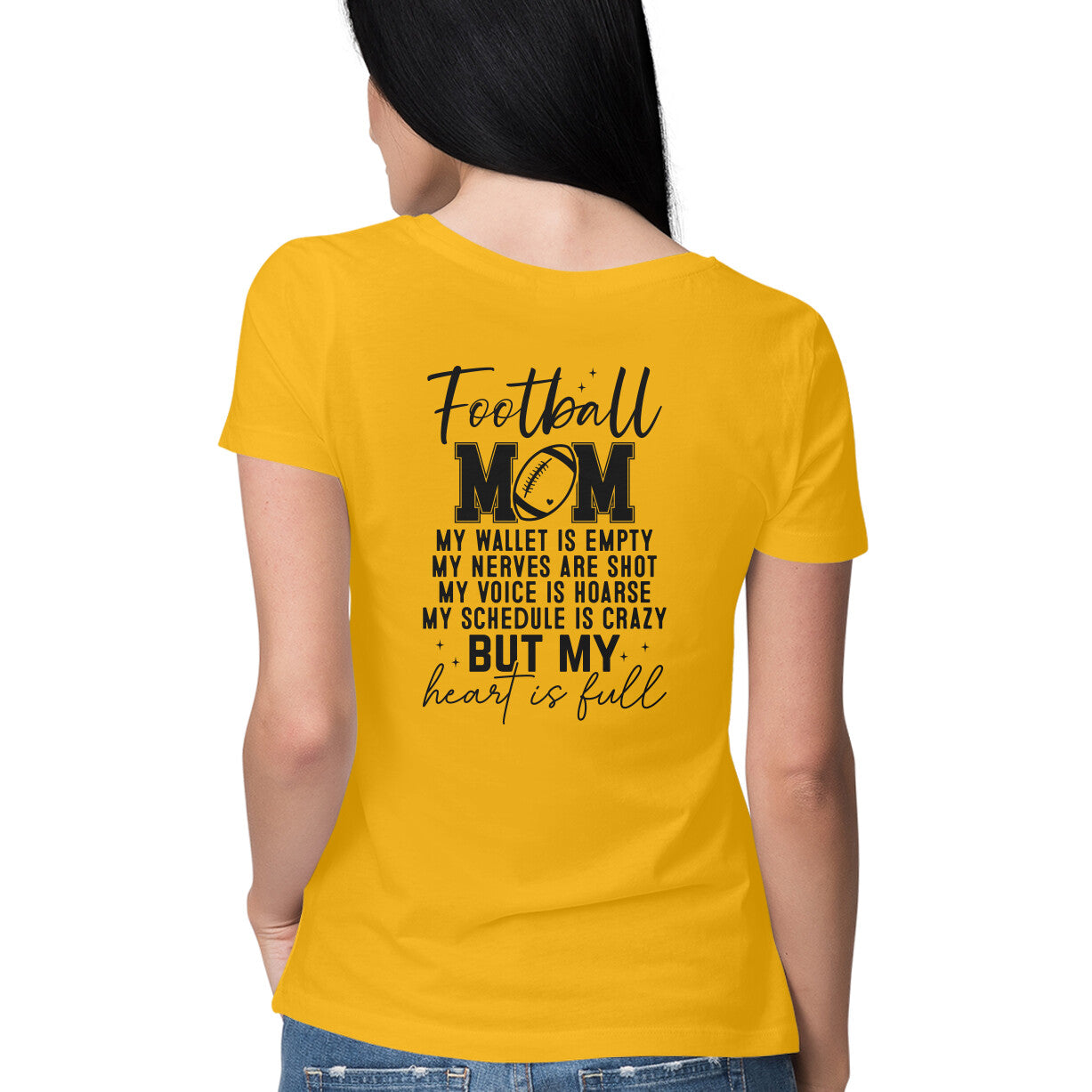 Football Mom Women's T-Shirt Printrove