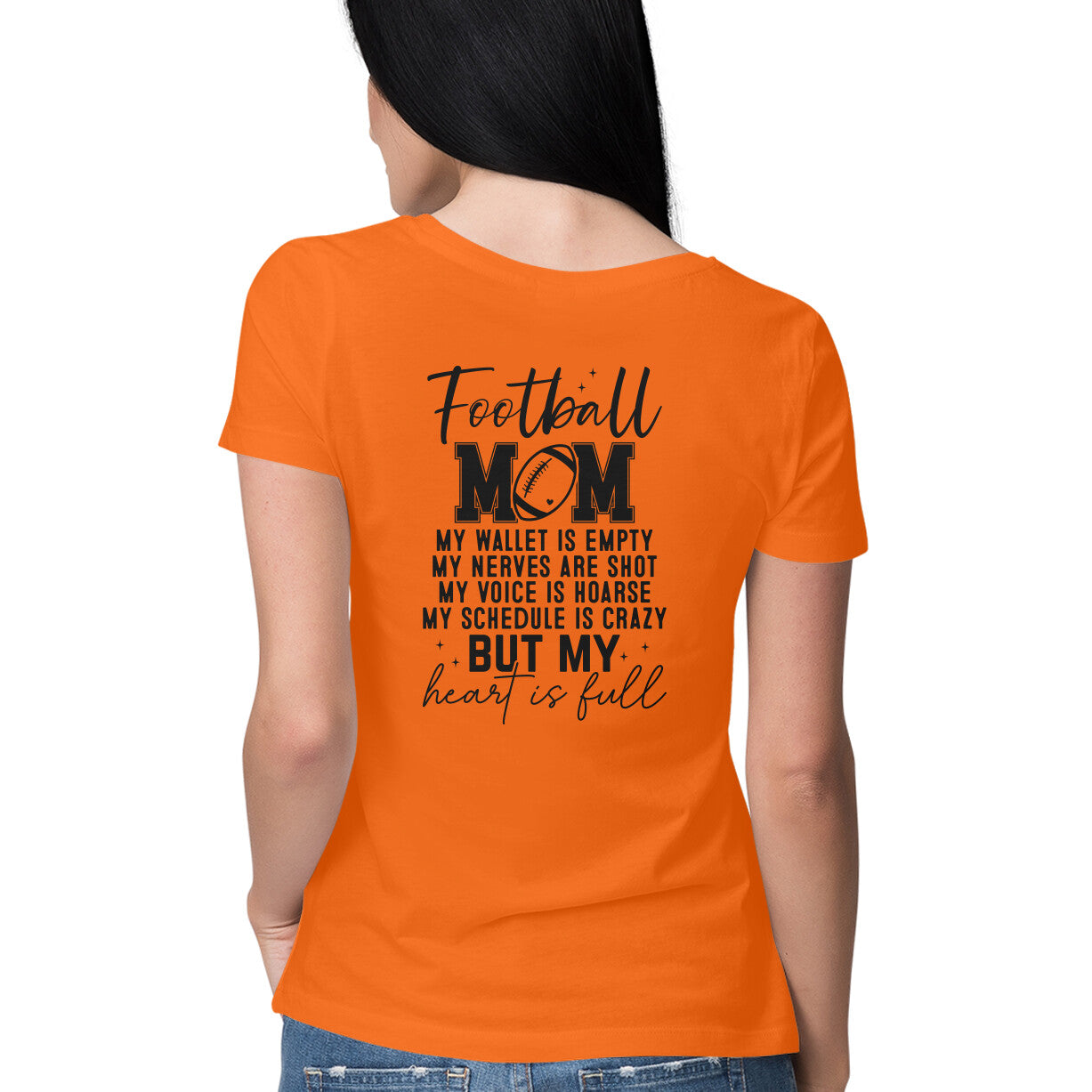Football Mom Women's T-Shirt Printrove