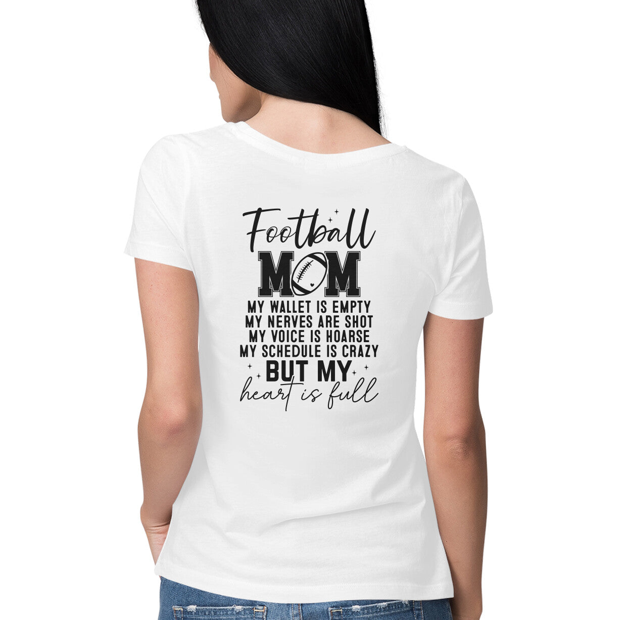 Football Mom Women's T-Shirt Printrove
