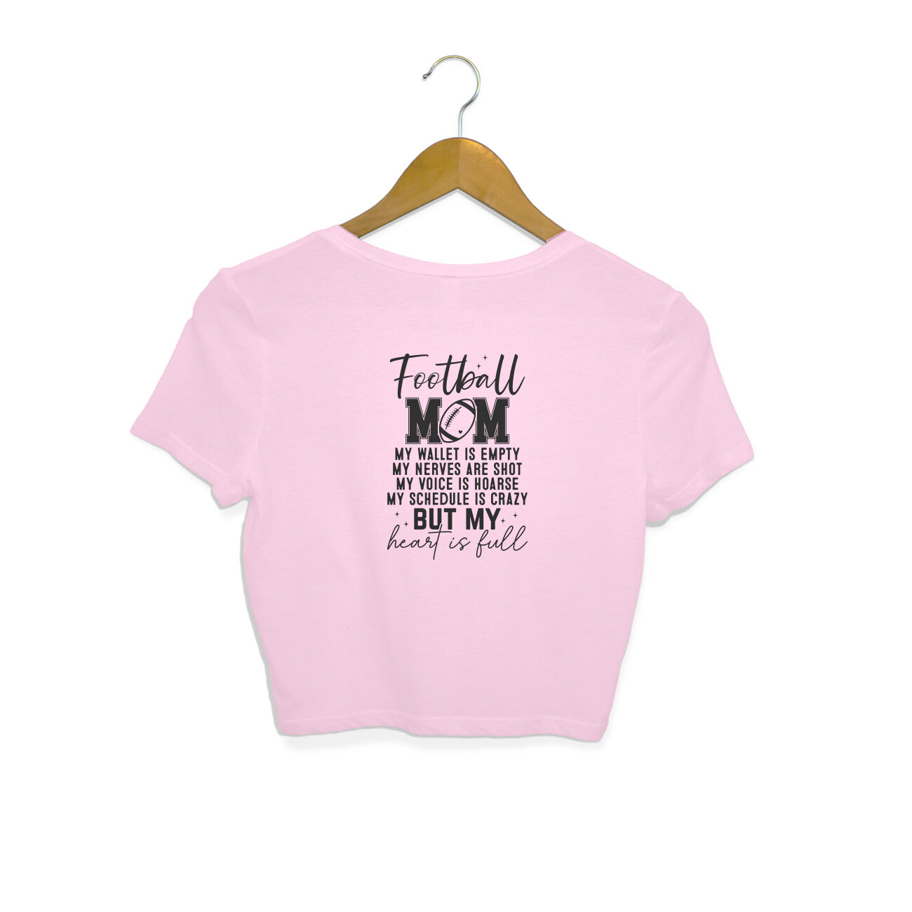 Football Mom Crop Top Printrove