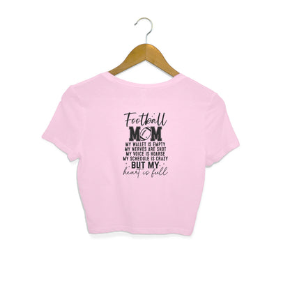 Football Mom Crop Top Printrove
