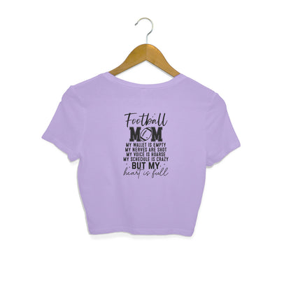 Football Mom Crop Top Printrove
