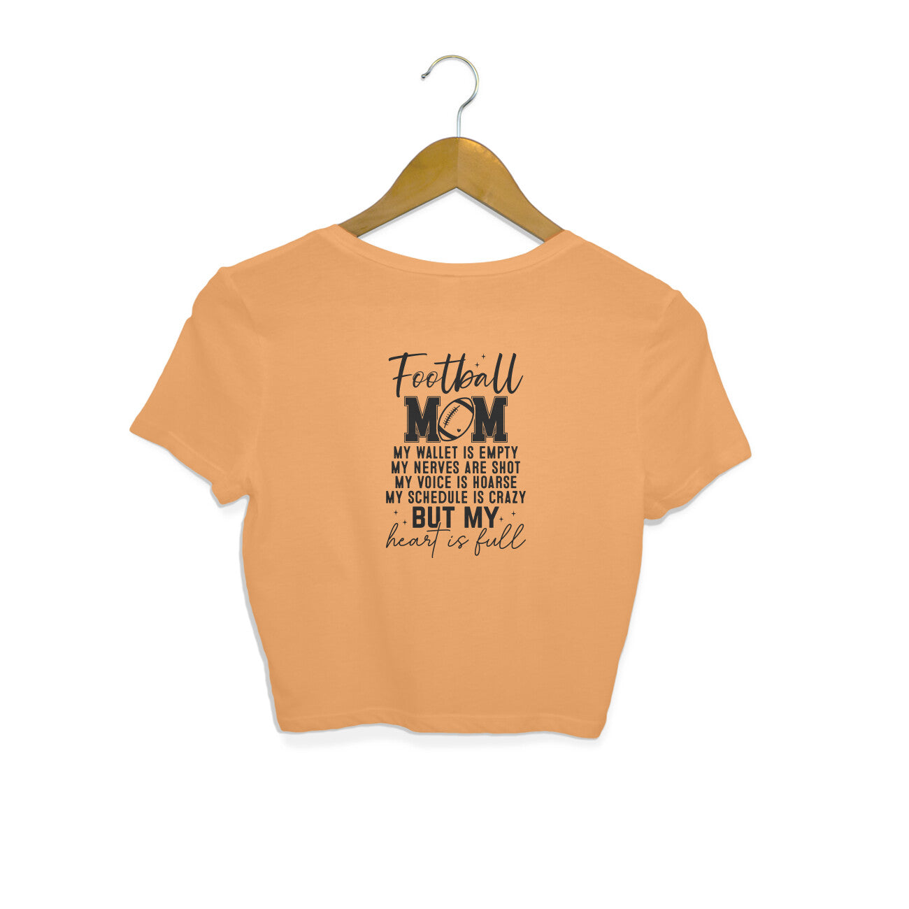 Football Mom Crop Top Printrove