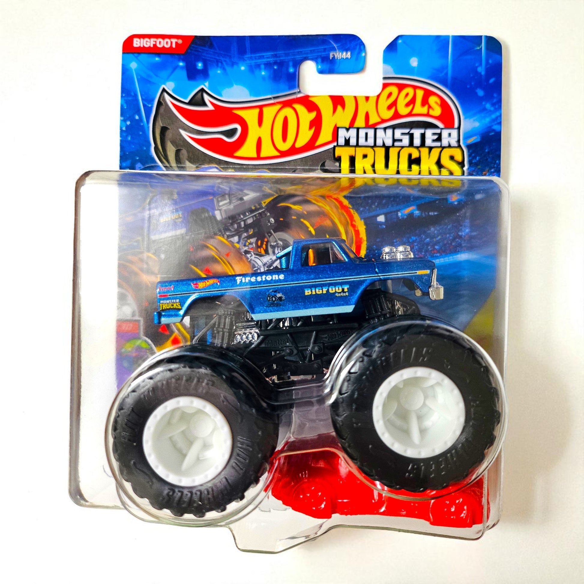BigFoot With Crushed Car - Original Hot Wheels Monster Truck Premium FYJ44 (2025 Edition) Mattel