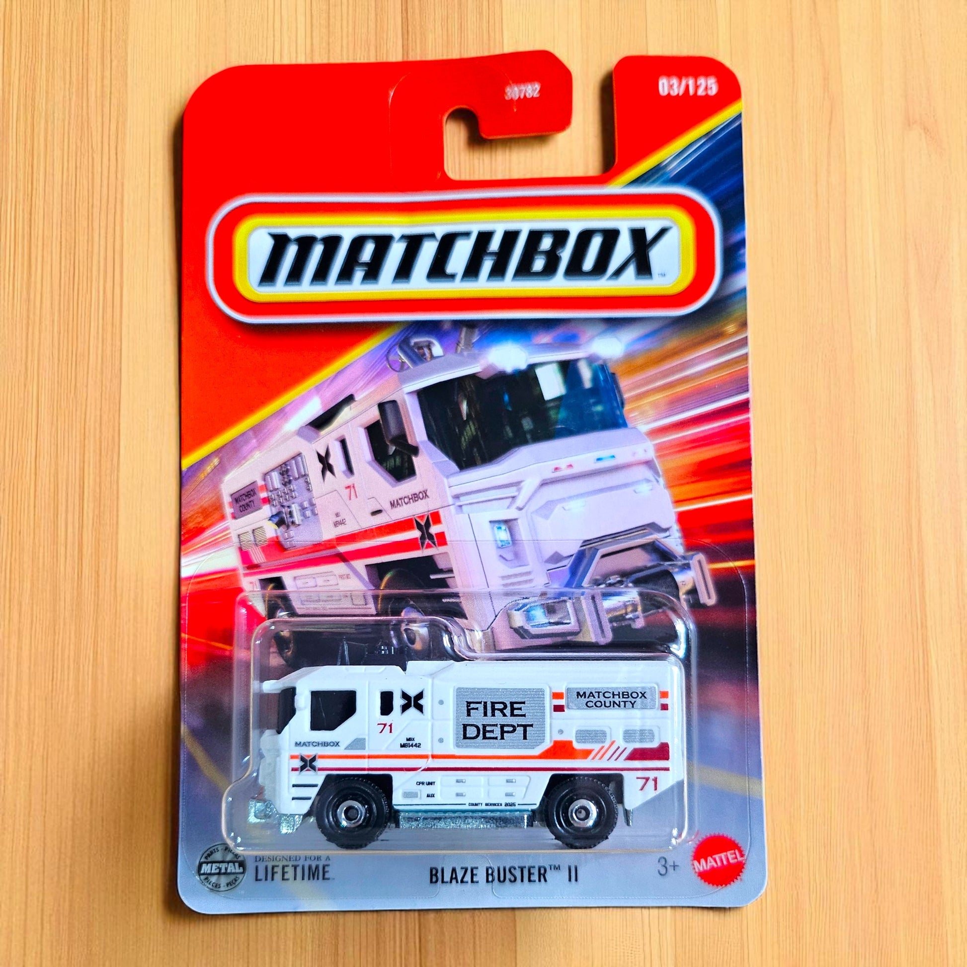 Blaze Buster Fire Truck - Hot Wheels Matchbox Series (03/125) - 30782 Series (2025 Edition) Mattel