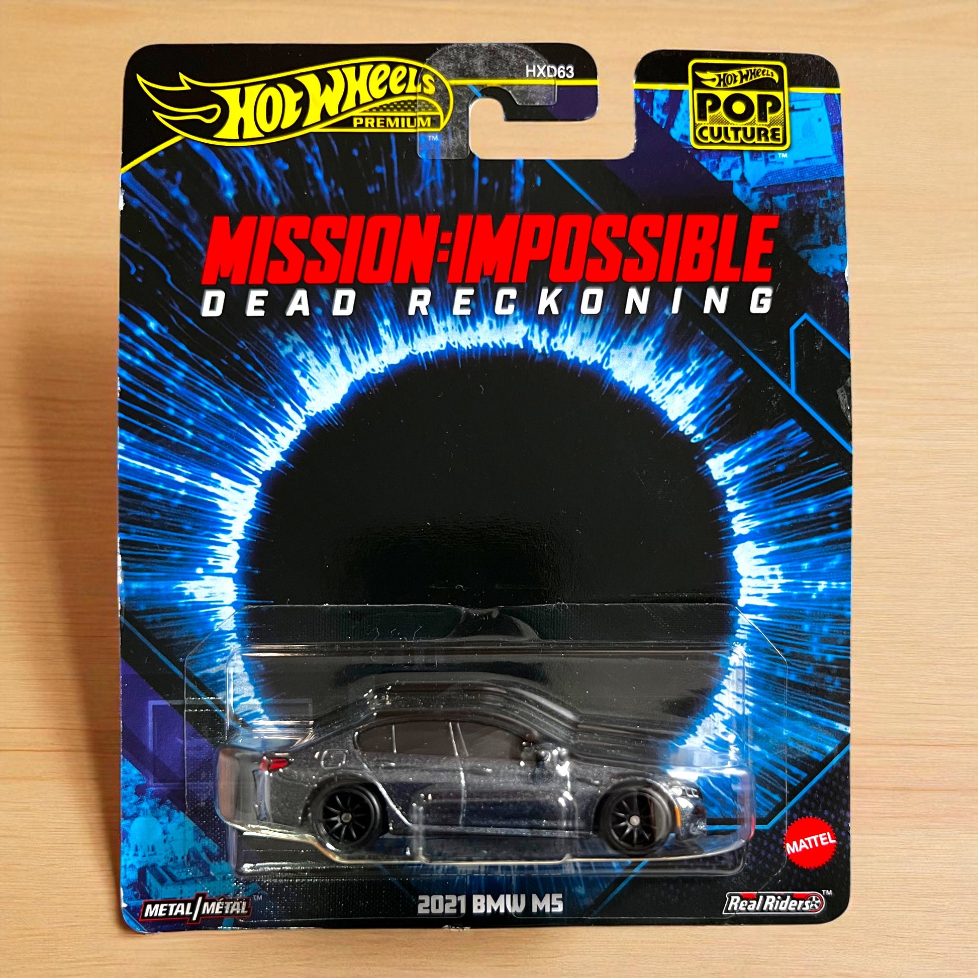 Hot Wheels Premium Pop Culture '21 BMW M5 - Mission Impossible - HXD63 Series - 2025 Edition Mattel