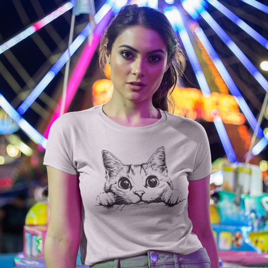 Cute Cat Crop Top Printrove