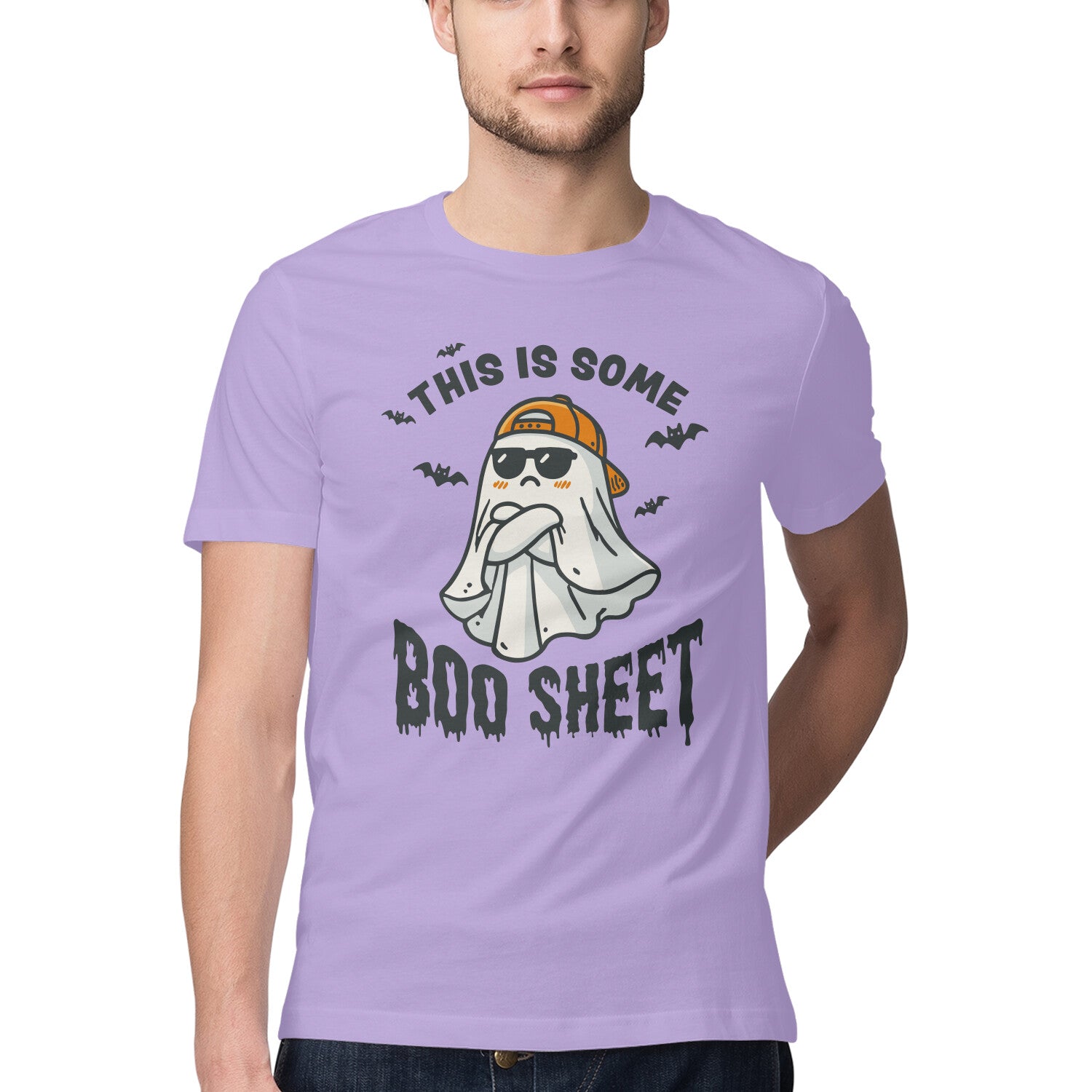 This Is Some Boo Sheet Iris Lavender Printrove