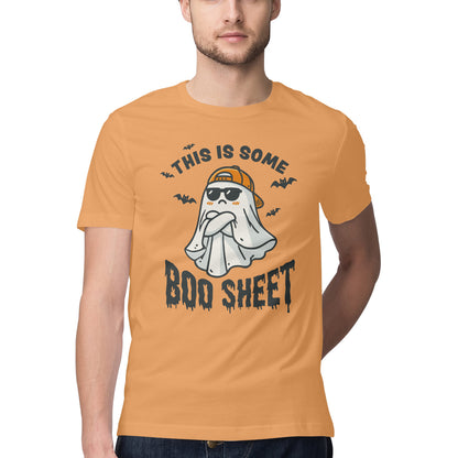 This Is Some Boo Sheet Mustard Yellow Printrove