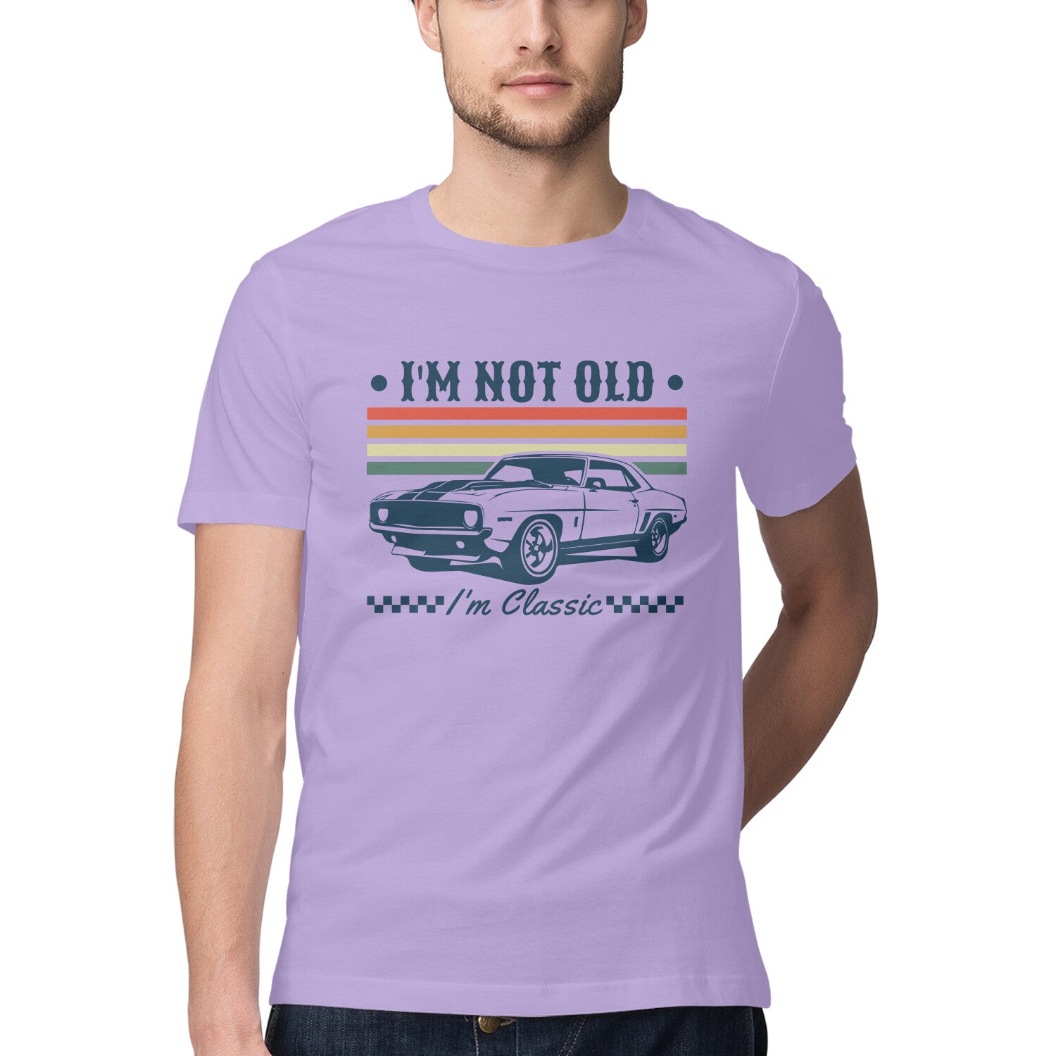 I'm Not Old I'm Classic T-Shirt Iris Lavender Printrove