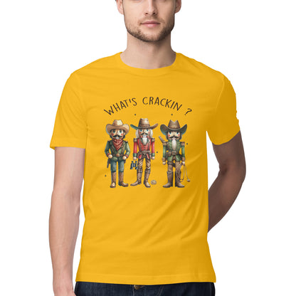 What's Crakin T-Shirt Golden Yellow Printrove