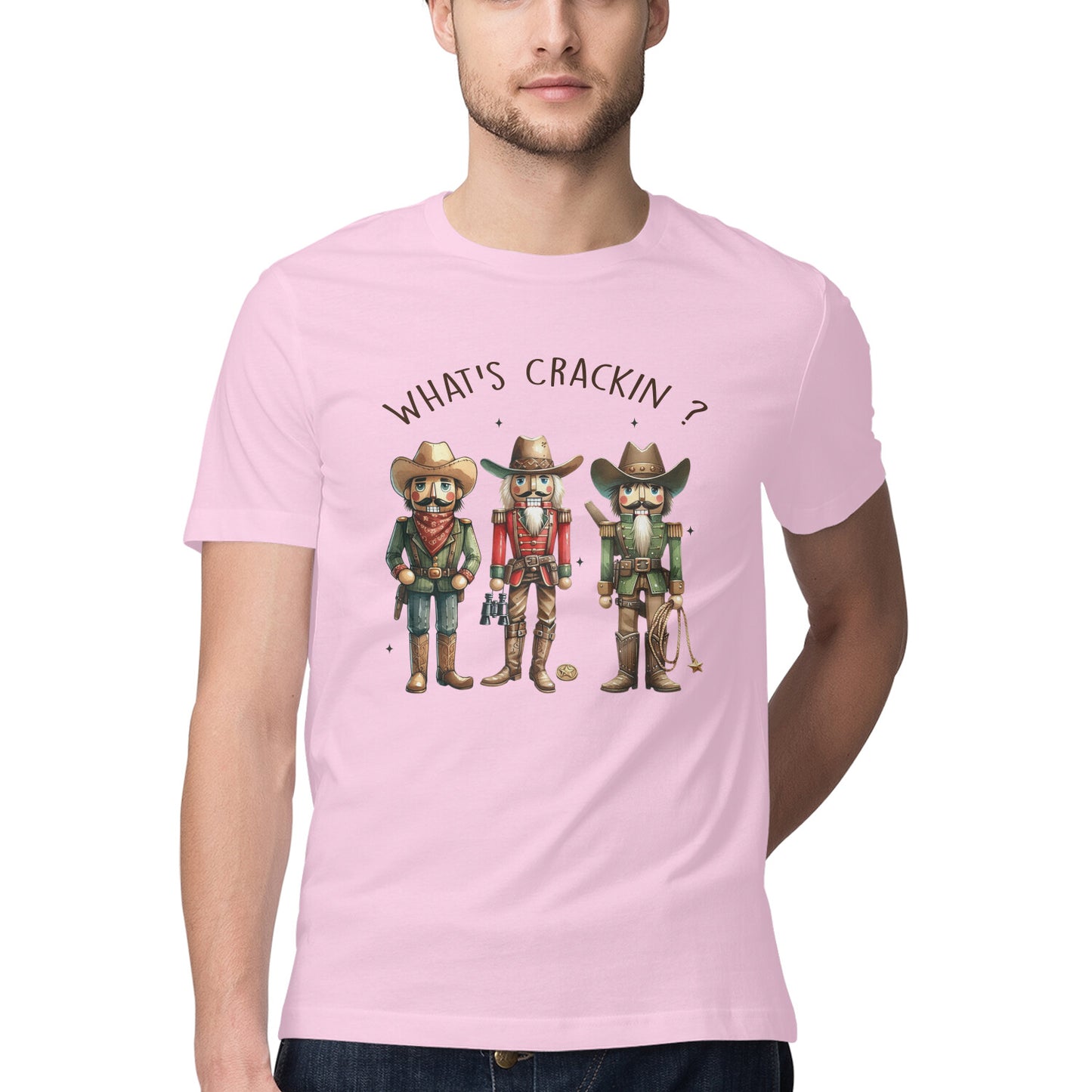 What's Crakin T-Shirt Light Pink Printrove