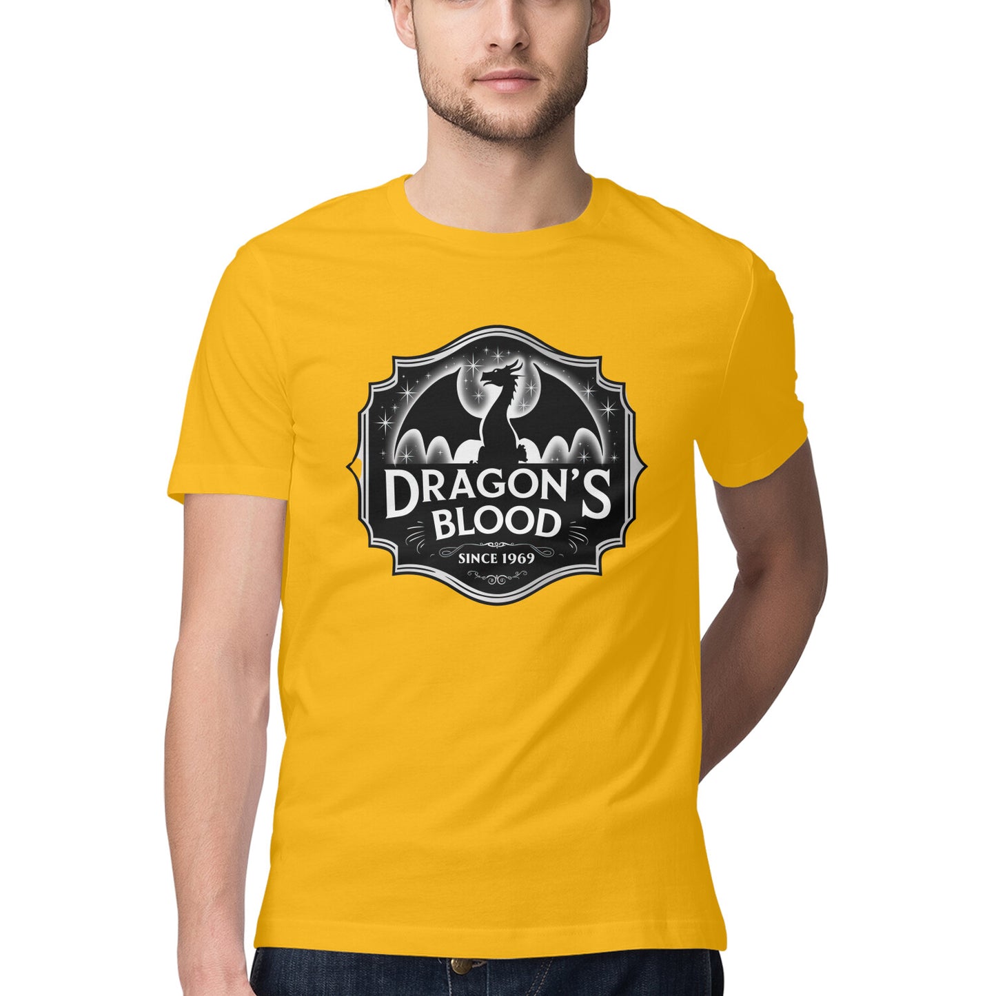Dragon's Blood T-Shirt Golden Yellow Printrove