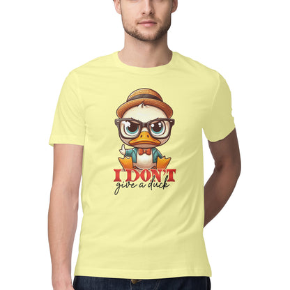 I Don't Give A Duck T-Shirt Butter Yellow Printrove