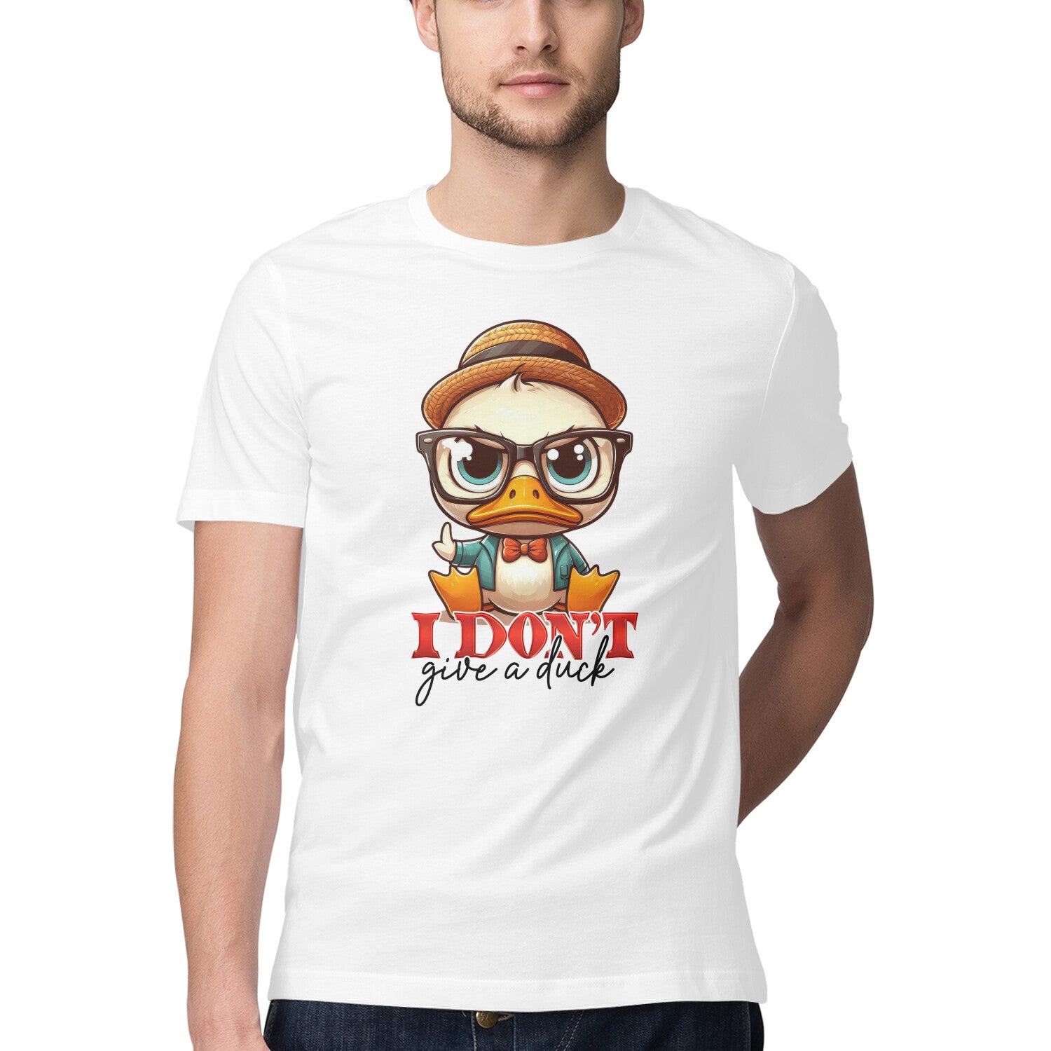 I Don't Give A Duck T-Shirt White Printrove
