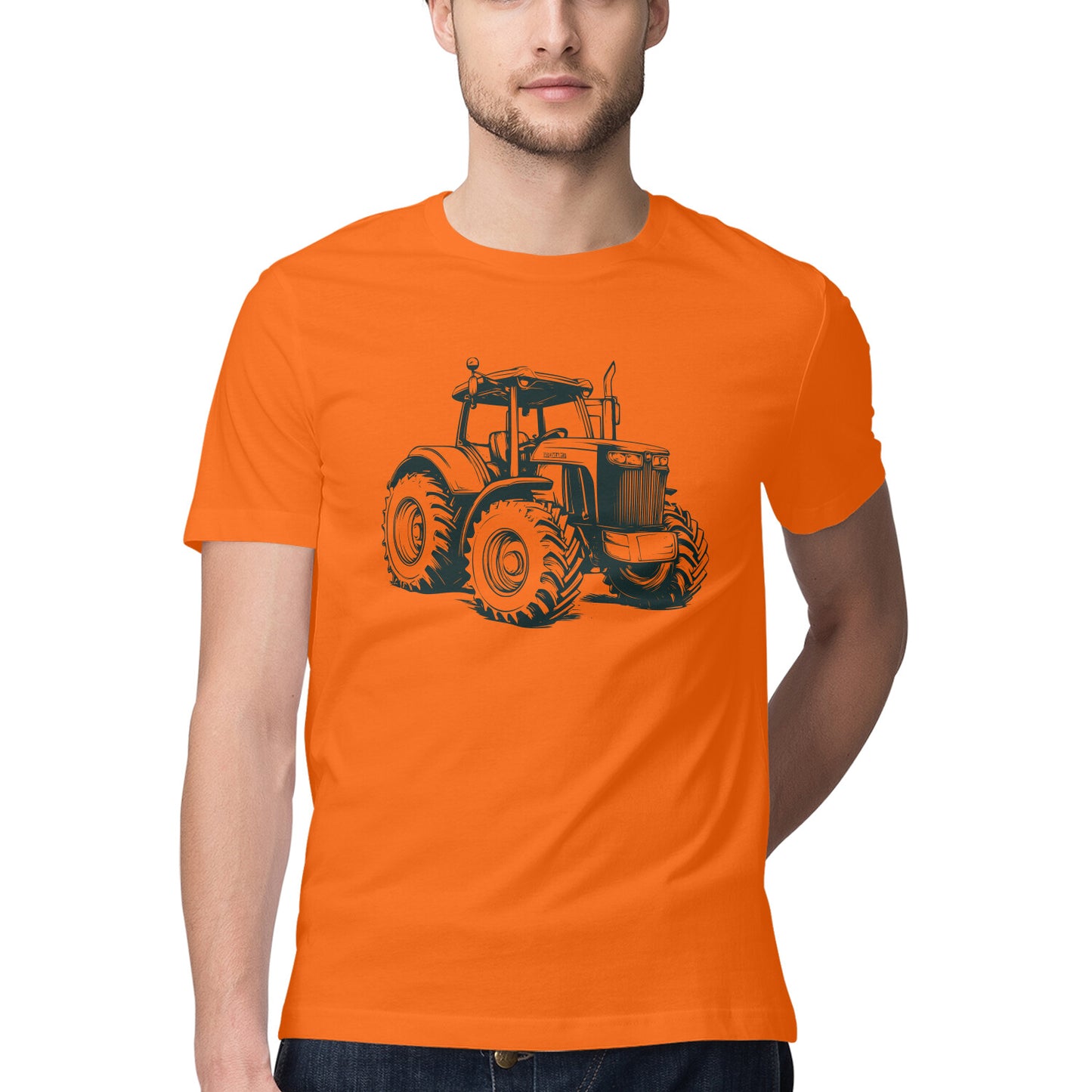 Monster Tractor T-Shirt Orange Printrove