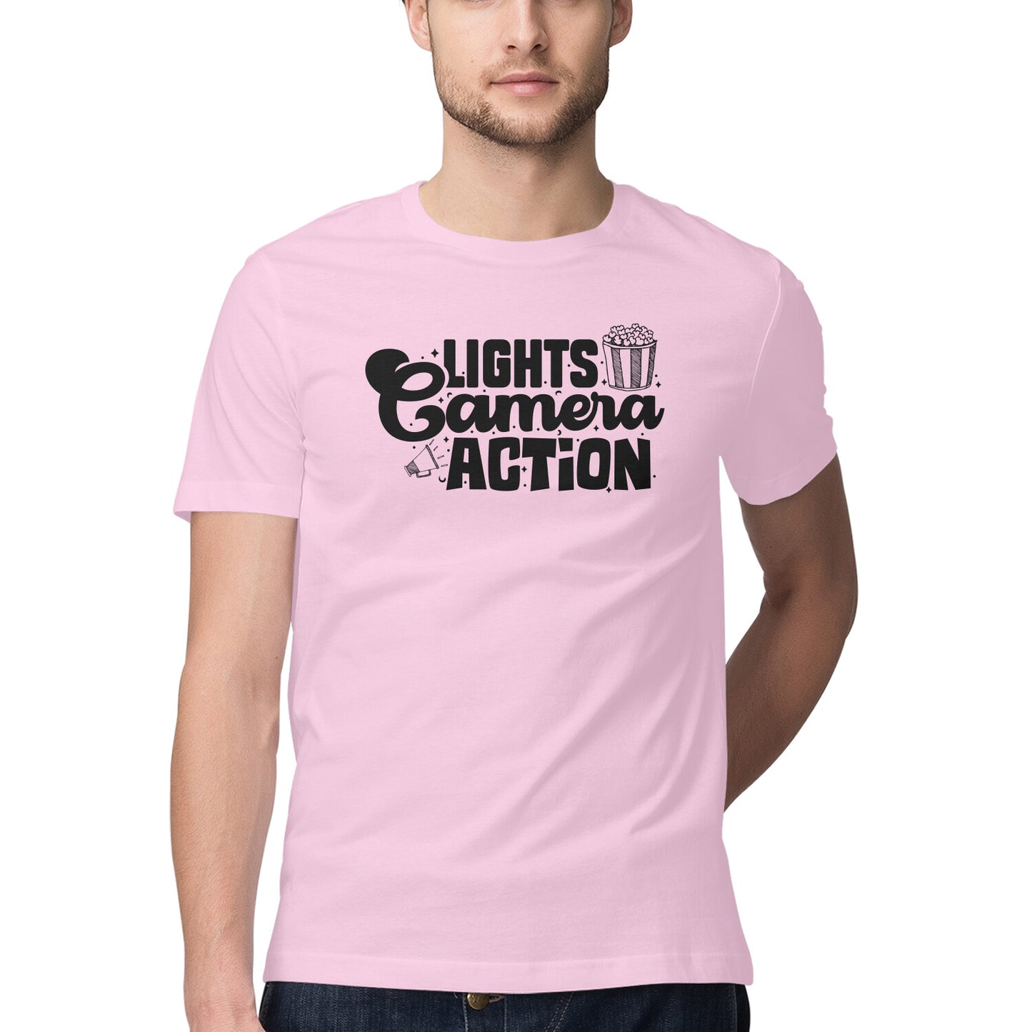 Lights Camera Action Light Pink Printrove