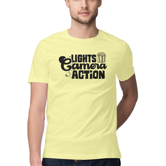 Lights Camera Action Butter Yellow Printrove