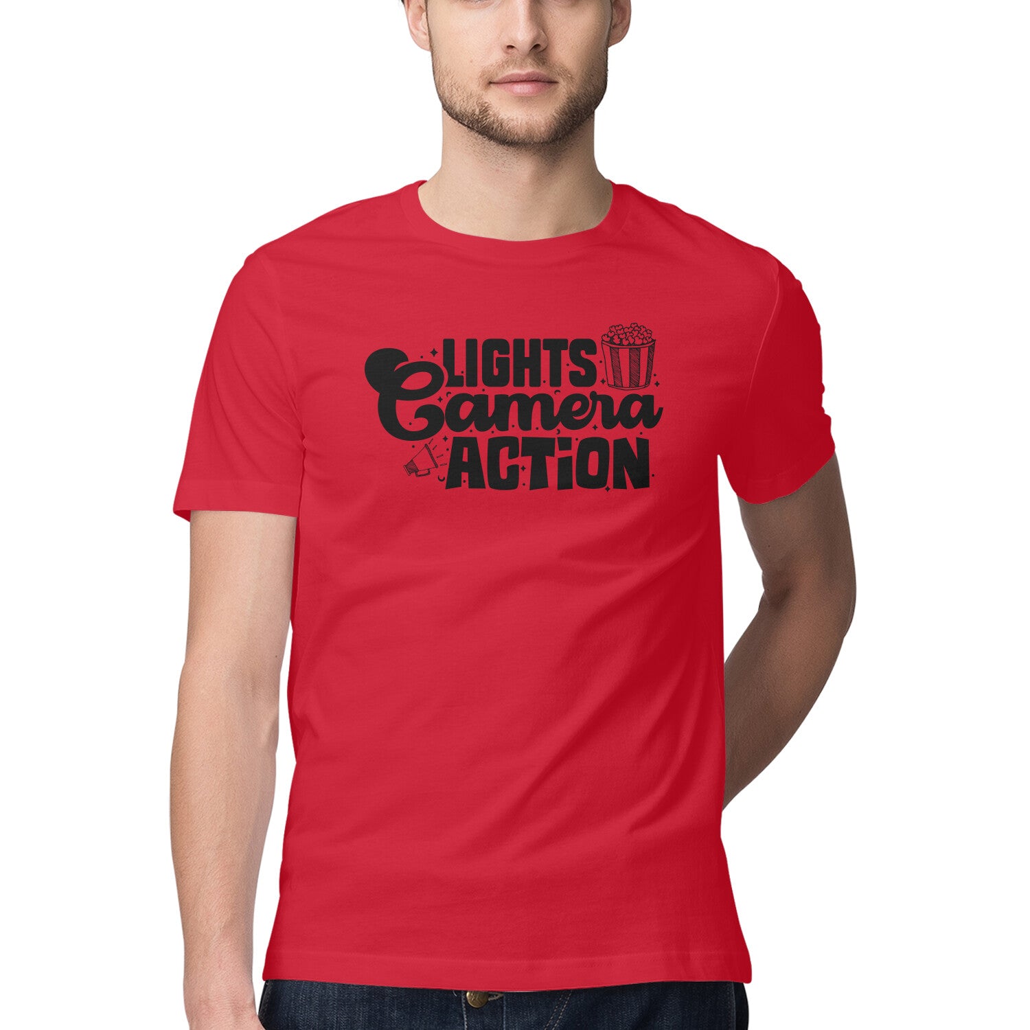 Lights Camera Action Red Printrove