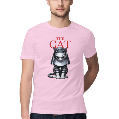 The Cat Nun T-Shirt Light Pink Printrove