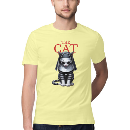 The Cat Nun T-Shirt Butter Yellow Printrove