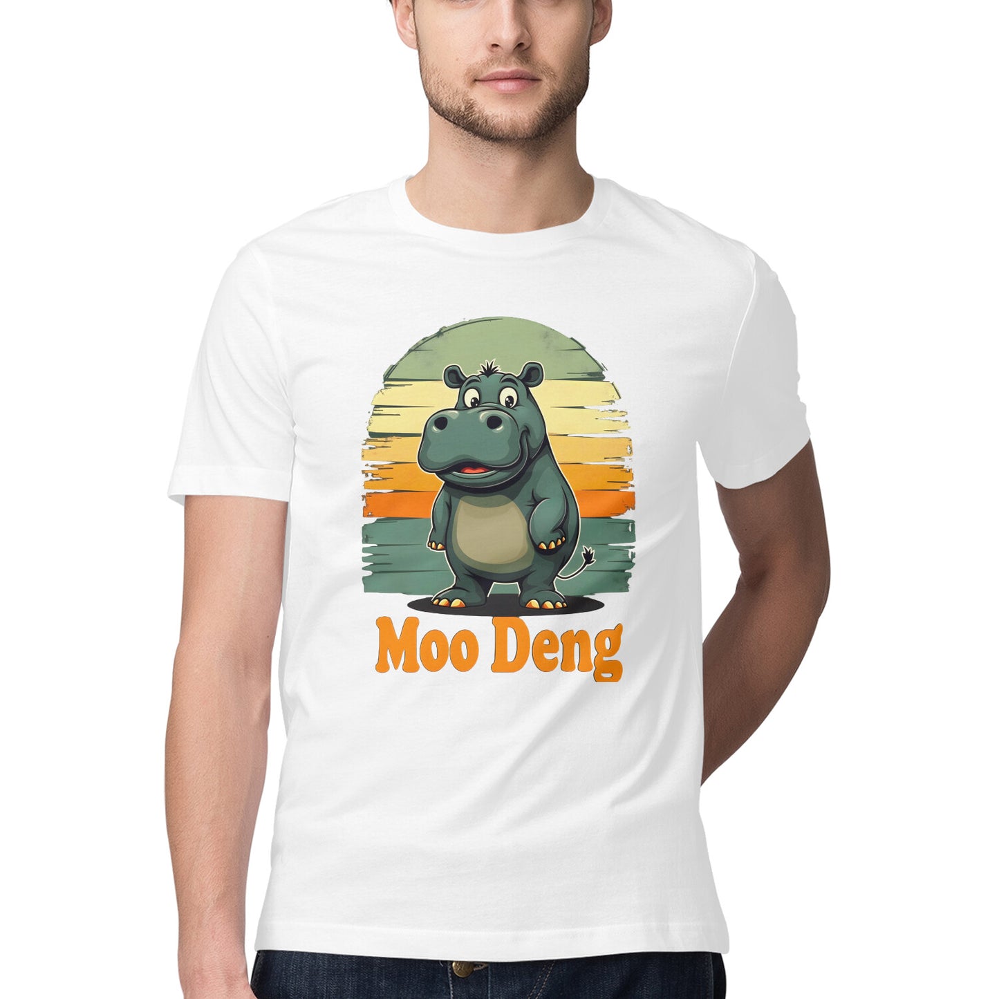 Moo Deng T-Shirt White Printrove