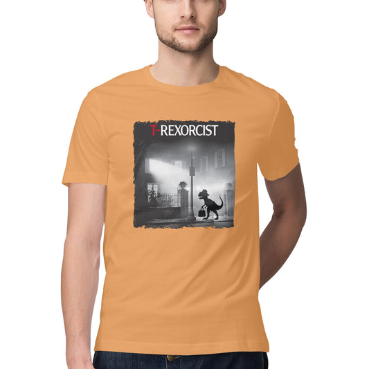 T-Rexorcist T-Shirt Mustard Yellow Printrove