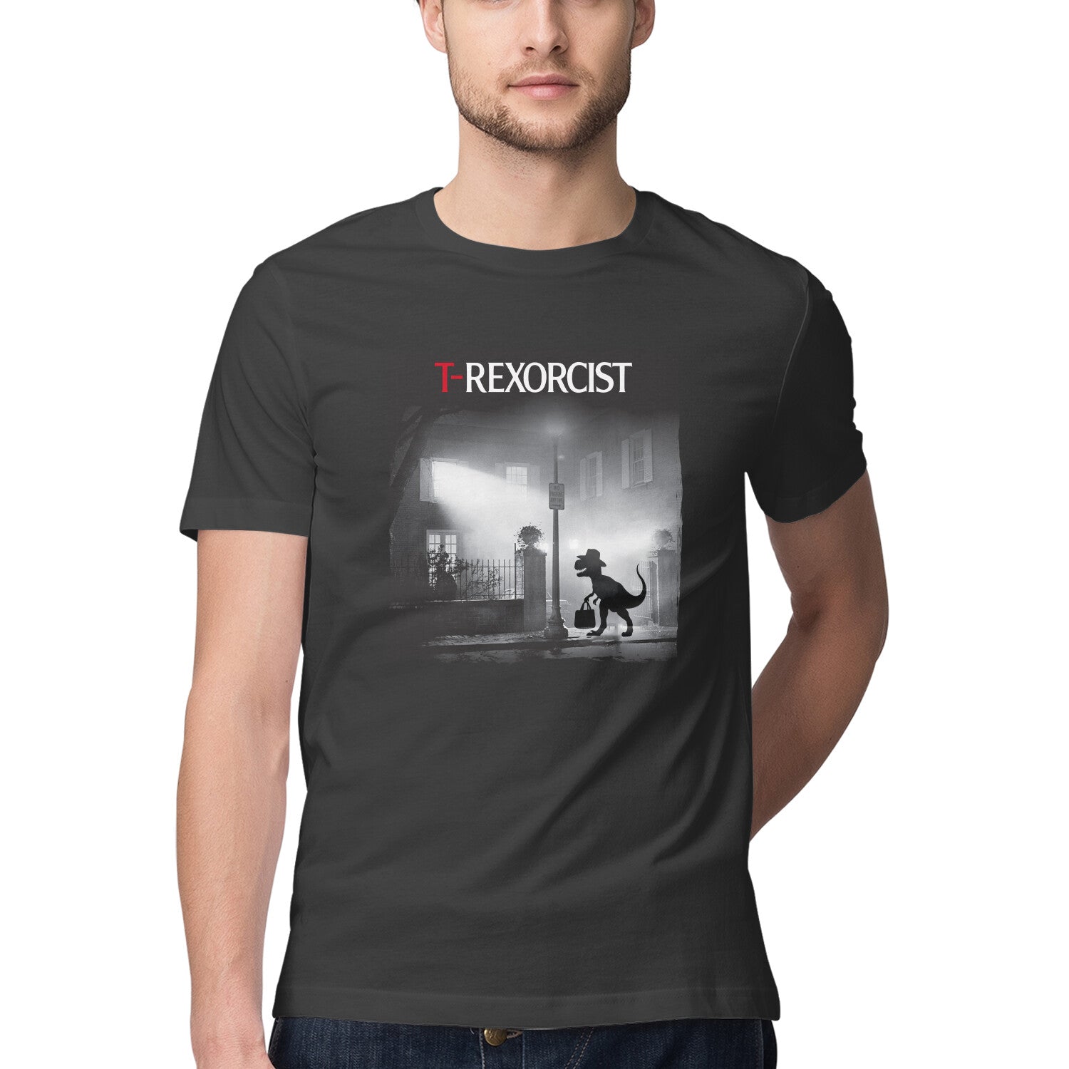T-Rexorcist T-Shirt Black Printrove